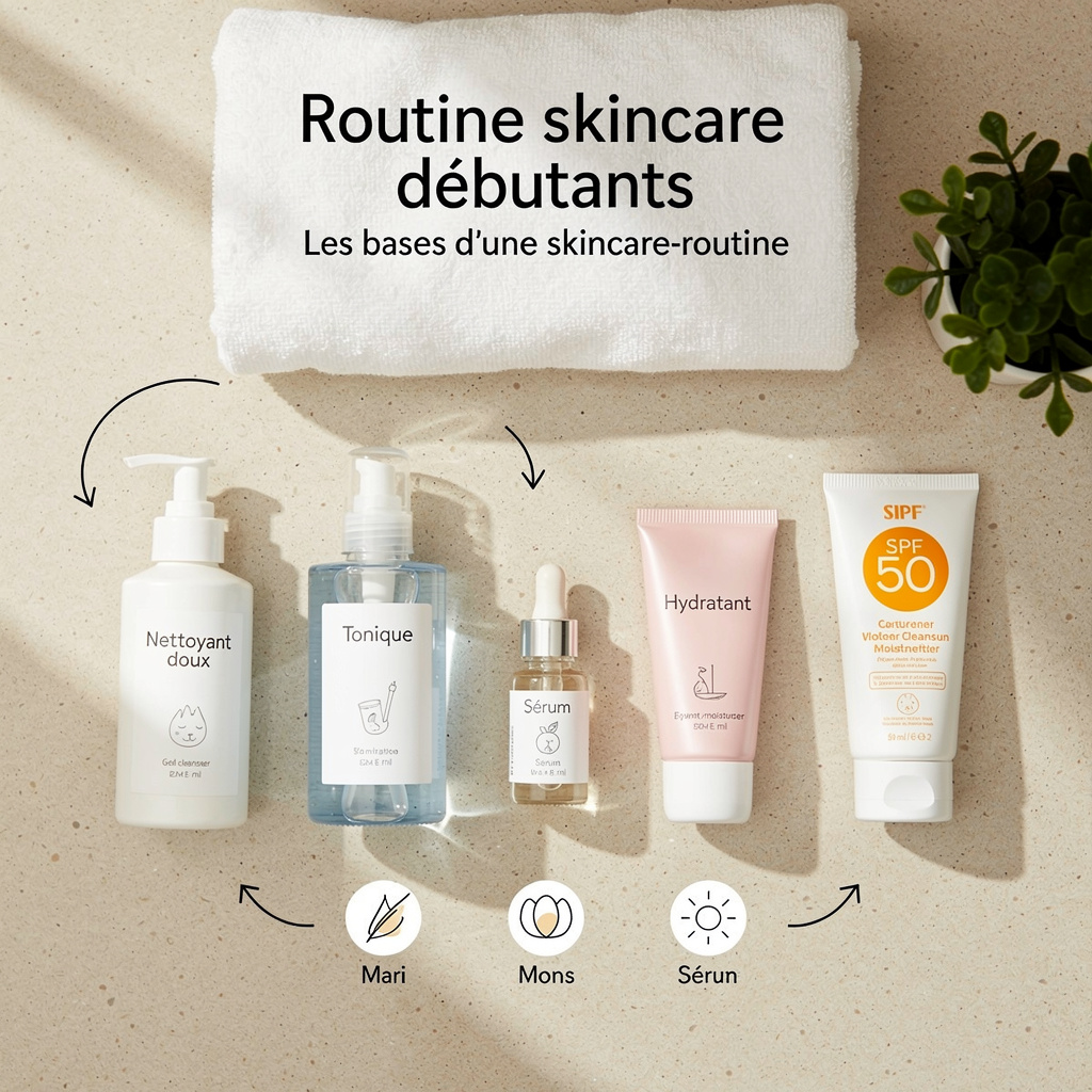 Routine skincare pour débutants